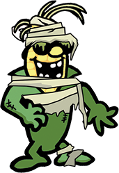 Haunted fun park monster