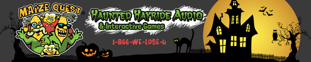 Haunted Hayride Audio Systems and Interactive Games for your Farm